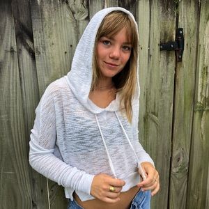 🌿Hollister Knit Hoodie